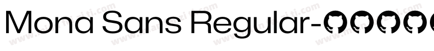 Mona Sans Regular字体转换